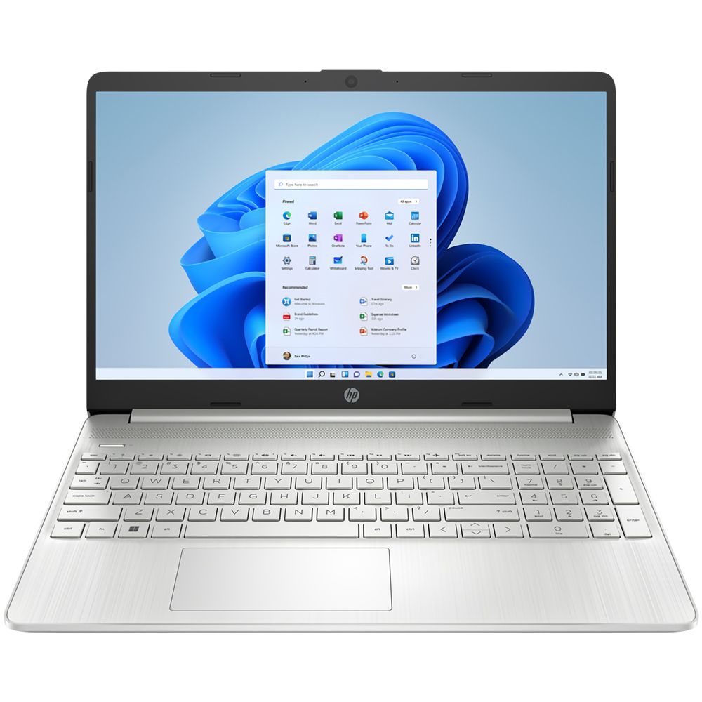 NOTEBOOK HP 15-DY5009LA I7-1255U 4.7GHZ/8GB/512 SSD/15.6' HD/ESPANOL/W11 HOME PRATA N