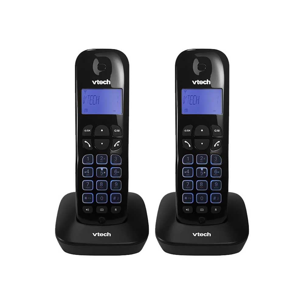 TELEFONO VTECH VT685-2 2 BASE BLACK BIVOLT